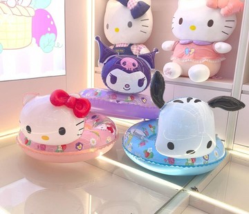 三麗鷗 美樂蒂 酷洛米 泳圈 坐圈 造型泳圈 坐式泳圈 小孩泳圈 兒童泳圈yf21258~9