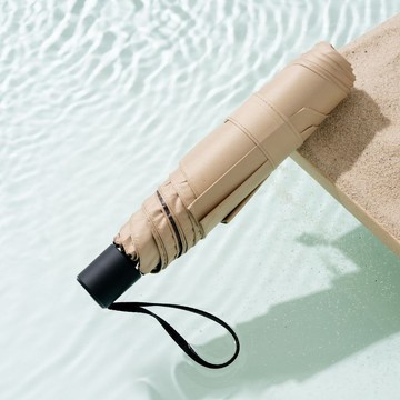 ROLLS Eclipse 全日防禦 瞬間捲收傘 - 焦糖棕