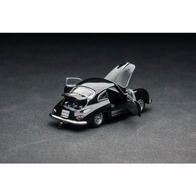 新品 PGM-640504-2 PGM 1/64 ポルシェ Porsche 356 ブラックフル開閉モデル luxury version (丸台座)  | LINEブランドカタログ