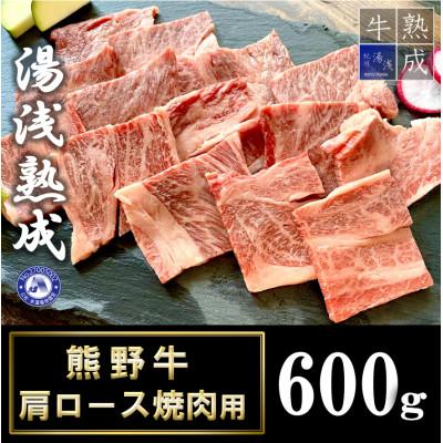 ふるさと納税 湯浅町 湯浅熟成　熊野牛肩ロース焼肉用　600g