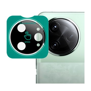 Imak｜POCO F7 Pro / F7 Ultra 5G 鏡頭玻璃貼(曜黑版)(自帶定位版) 奈米吸附 鏡頭貼