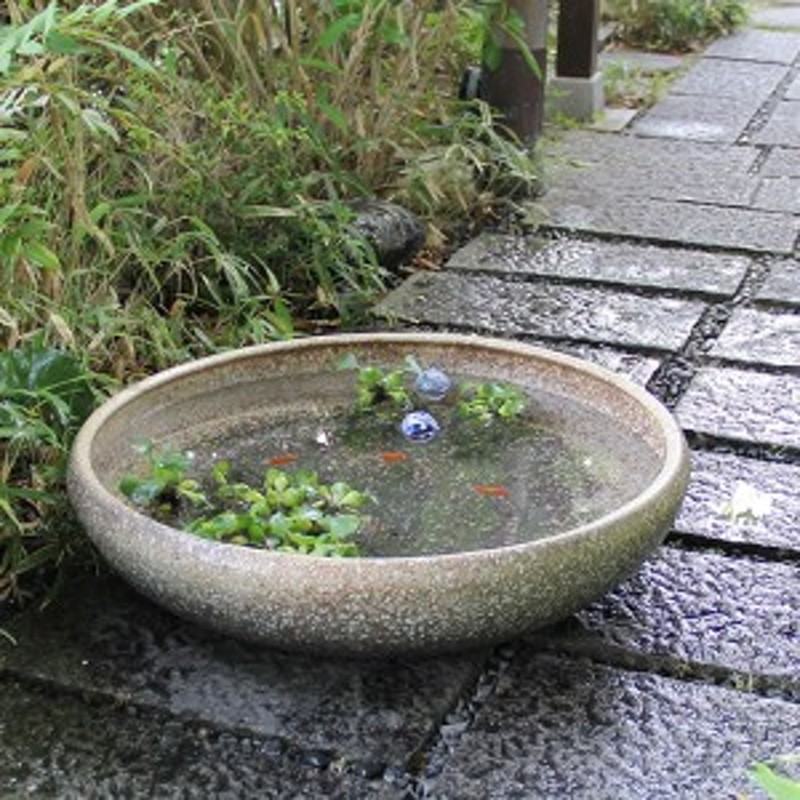 陶器 特大窯変スイレン鉢 睡蓮鉢 大型水鉢 水鉢 すいれん鉢 金魚鉢 メダカ鉢 ハス鉢 信楽焼 おしゃれ 和風【手作り】 | LINEブランドカタログ