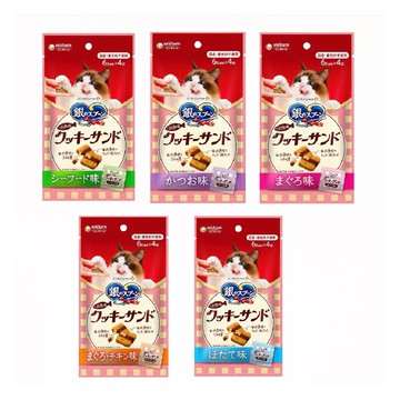 【蝦皮直營特選】日本 Unicharm 銀湯匙 三明治脆餅 口味任選 貓 貓咪 寵物 鮮食 零食 副食 台灣公司貨