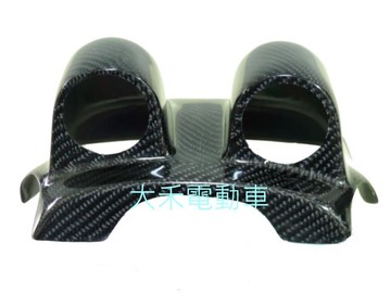 [大禾自動車] 三菱 EVO X Carbon 碳纖維 兩孔 儀表上罩殼