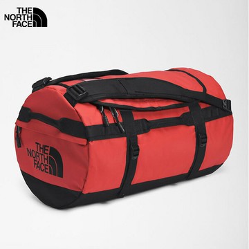 美國【The North Face】BASE CAMP DUFFEL-S 50 L 抗水旅行包 / 手提肩背兩用包 / 冬季旅行包款 - 紅