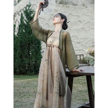 新中式女裝國風套裝宋制漢服古裝女可以上班的中國風禪意女裝超仙