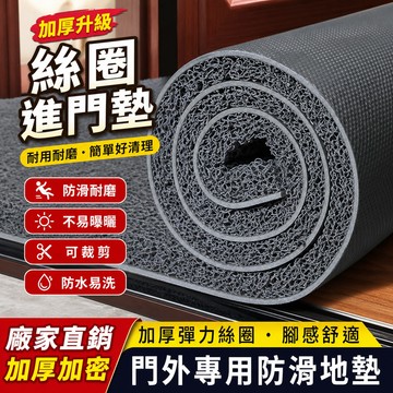 🔥入戶門口 地墊 門外防滑 加厚 防水 墊子 家用 地毯 進門墊 絲圈進門腳墊 LOP4