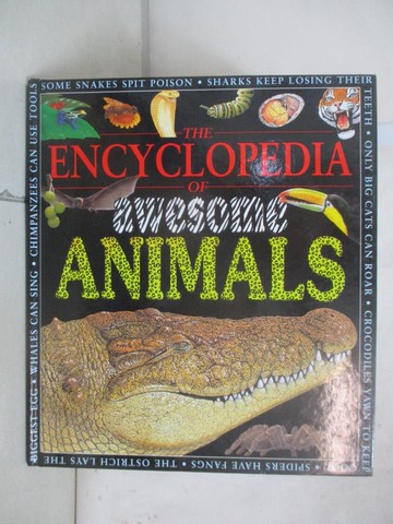 【書寶二手書T5／少年童書_QMI】The Encyclopedia of Awesome Animals_Claire Llewellyn