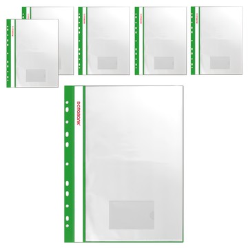 DaTaBanK 三田文具 11孔輕便軟質資料簿 A4 31x24cm 10張資料內頁 可放20張文件 PP材質可回收  綠色  6本