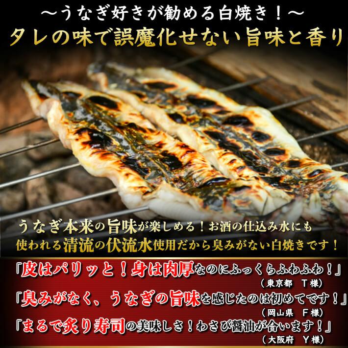 ギフト 風呂敷包み 国産 特大うなぎ 白焼き (竹) 5人前 誕生日 送料無料