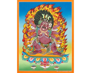 坦丁唐卡 – 獨特的藏傳佛教神祇畫作