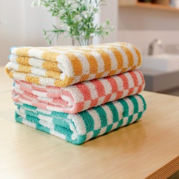 今治鍵盤跳浴巾| 今治認證| 柔軟吸水| 蓬鬆柔軟| 居家質感 - 浴巾-粉療癒