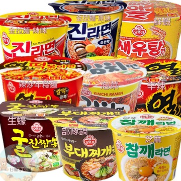 *貪吃熊* 韓國 不倒翁 OTTOGI 碗杯麵大集合 金拉麵 起司拉麵 辛辣拉麵 金螃蟹 辣炒年糕 起司乾拌麵