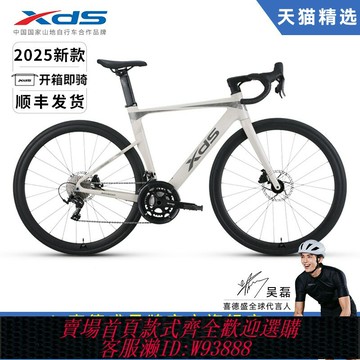 {可刷卡 打統編}xds喜德盛[吳磊推薦]2025款AD300破風公路車20速油剎桶軸變速單車