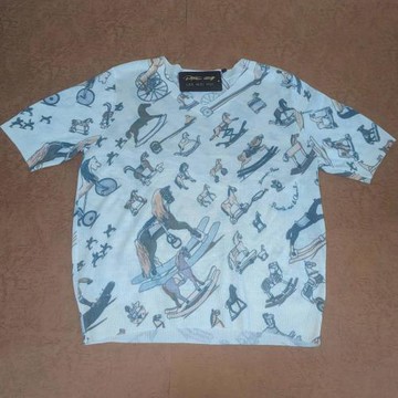 【PANGCHI 龐吉】童趣木馬印花縲縈上衣(2513253/11)