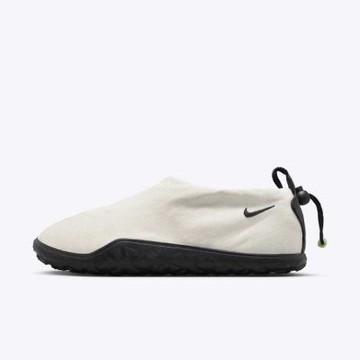 Nike ACG MOC [DZ3407-100] 男 休閒鞋 懶人鞋 抽繩 帆布 套入式 米白 黑