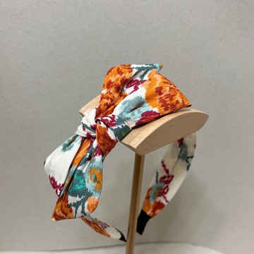 橘米莊園 | 細版交織蝴蝶結髮箍