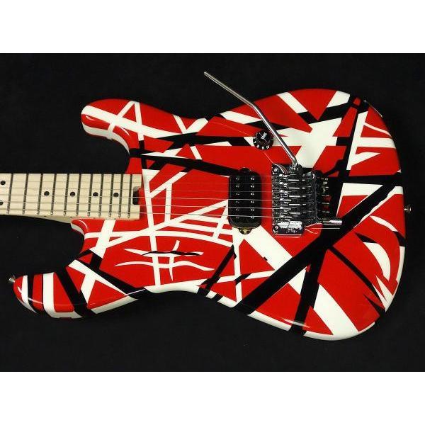 EVH  Striped Series Red with Black Stripes