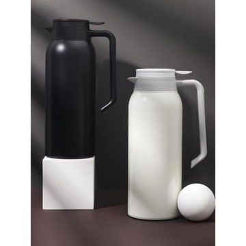 大容量304不銹鋼熱水壺按壓式便攜式辦公室保溫壺學生宿舍開水瓶