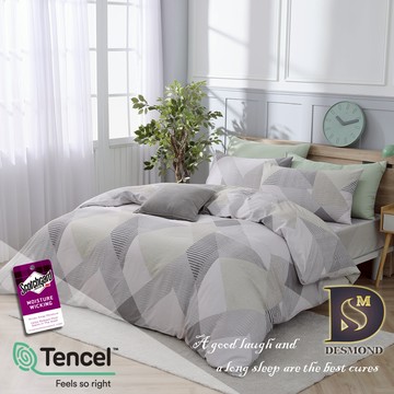 【【岱思夢】3M天絲床包組 (單人/雙人/加大/特大) 兩用被床包 床高35cm 附3M專利天絲吊牌 屈屈尼昂