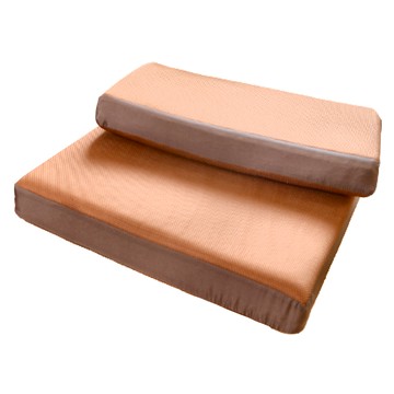 Dr.Air透氣專家 台灣製 3D透氣網布 超厚記憶拜墊 虔誠信徒 禮佛跪拜 (咖啡)  8cm