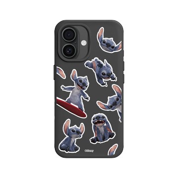 iPhone 16 SolidX 黑 - 迪士尼-史迪奇 Disney Stitch - 史迪奇 - 電影版圖樣
