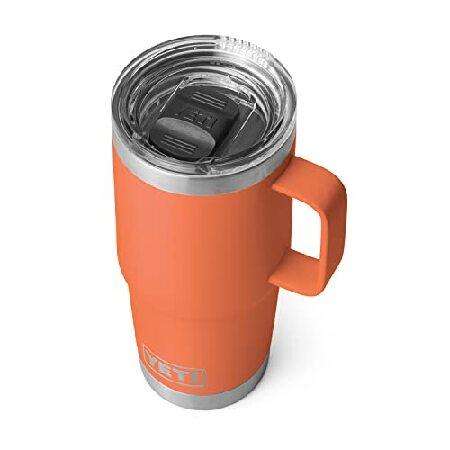 YETI Rambler 20 oz Travel Mug, Stainless Steel, Vacuum Insulated with Stronghold Lid, High Desert Clay並行輸入品