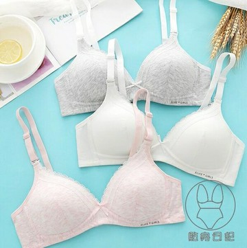 少女內衣無鋼圈女學生發育文胸聚攏青春期薄款胸罩【倪醬小鋪】