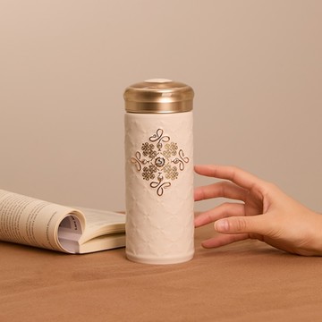 乾唐軒活瓷 福來運轉隨身杯 / 大 / 雙層 / 5色 330ml