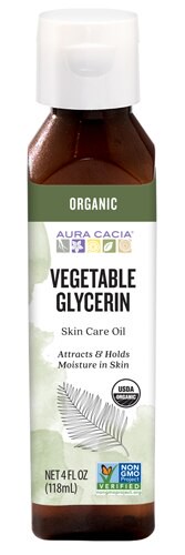 Aura Cacia Organic Skin Care Vegetable Glycerin 4 fl oz