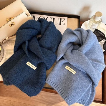 🔥2件9折🍊臺北出貨🍊可開發票秋冬季新款韓版保暖時尚百搭圍巾男女同款防風防寒護頸圍脖