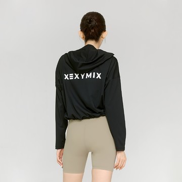 Daily Feather 連帽短版抽繩下襬長袖上衣｜共4色｜XFK2TL1101