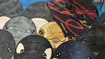 【正面鯨豚系列】萬用快乾巾/海灘巾/毛巾