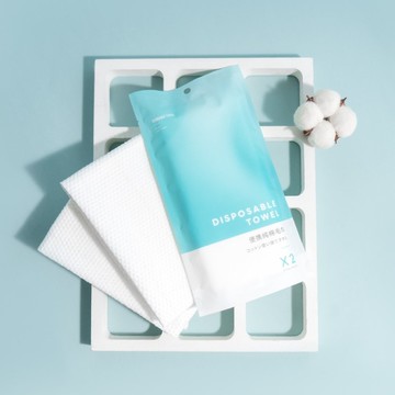 便攜純棉毛巾x2│70*35cm│洗面│洗澡│便攜式│旅遊旅行裝