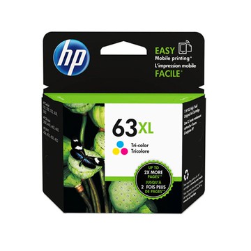 HP 高容量彩色原廠墨水匣 / 盒 F6U63AA 63XL【APP滿額下單10%點數(單一帳號最高5000點)】1/31止