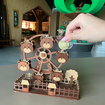 【手作DIY】小熊 摩天輪 遊樂園 手作DIY