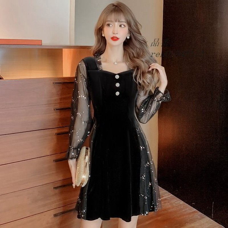 ワンピースレディース ワンピース カジュアル ドレスレディース ワンピース長袖 ワンピース通勤 きれいめ 代30代40代 Vネックワンピース ロング丈 通販 Lineポイント最大0 5 Get Lineショッピング