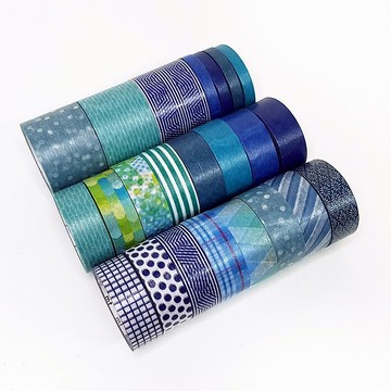 mt Chigi-Hari 和紙膠帶 / 工作坊 - 藍色系 (MTWBOX02) / 23捲