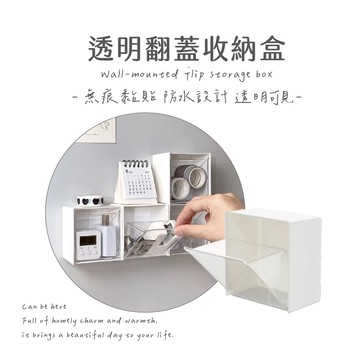 『實拍🚚天天出貨 台灣現貨』壁掛收納盒 收納盒 首飾收納 翻蓋收納盒 牆壁收納盒  置物盒 掛架 壁掛 免打孔置物架 壁