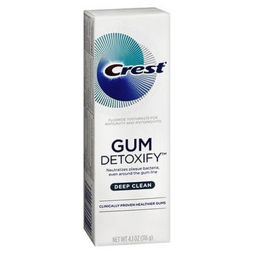 Crest Gum Detoxify Fluoride Toothpaste Deep Clean 4.1 Oz by Crest