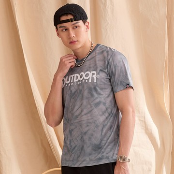 【OUTDOOR】排汗速乾炫染T恤-卡其綠 ODC5342EKI (ODCLO)