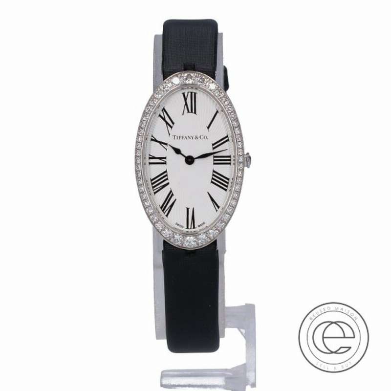 Tiffany Co ティファニー Ref Tiffany Cocktail 2 Hand K18wg ダイヤ オーバルフェイス カクテルウォッチ 腕時計 レディース 通販 Lineポイント最大0 5 Get Lineショッピング
