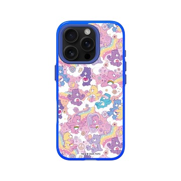 iPhone 16 Pro Clear 激光藍 - Care Bears - 粉紫樂園