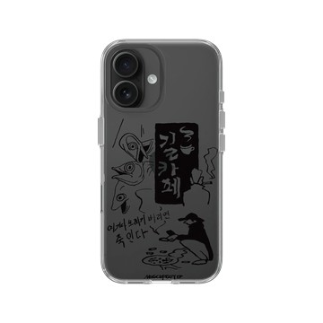iPhone 16 Clear Case（相機按鈕） 透明 - MUG CUP GUY - 巷弄