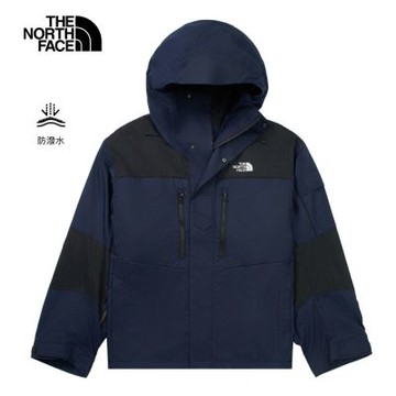 【The North Face 官方旗艦】北面UE男款藍色DWR防潑水防風外套｜8E5H92A