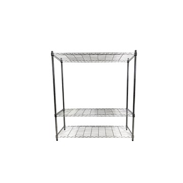 我塑我形 120 x 45 x 120 cm MIT耐重萬用鐵力士鍍鉻三層架 收納架 置物架 鐵力士架 鞋架