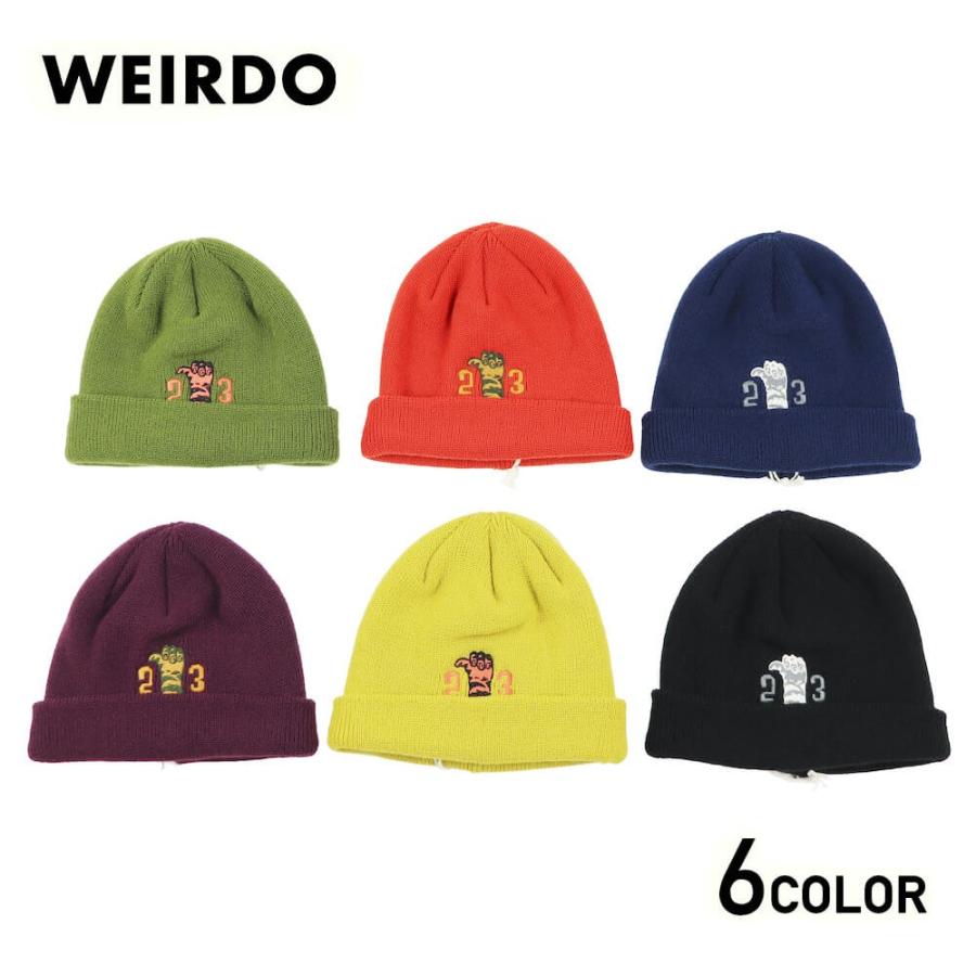 ウィアード ニットキャップ メンズ WEIRDO RINGING TIGER - KNIT CAP