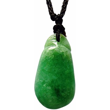 蘋果綠精華唯美水滴 天然A貨翡翠玉石吊墜子項鍊PP66