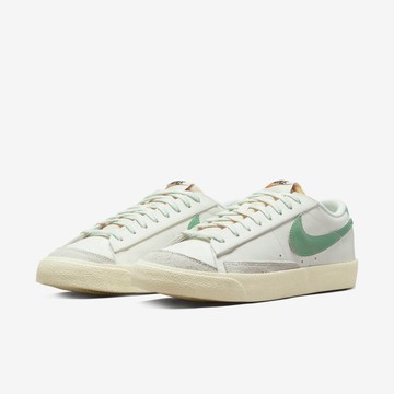 S.G NIKE BLAZER LOW 77 PRM 休閒鞋 白綠 DO9799-100 麂皮 皮革 拼接 男女鞋