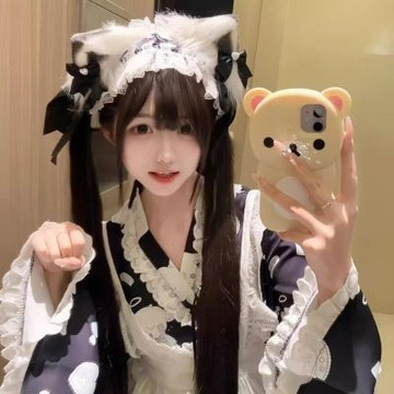 【現貨 今天買 明天到】實拍 Lolita頭飾女貓耳朵cosplay髮箍洛麗塔獸耳髮帶漫展女僕髮飾髮夾